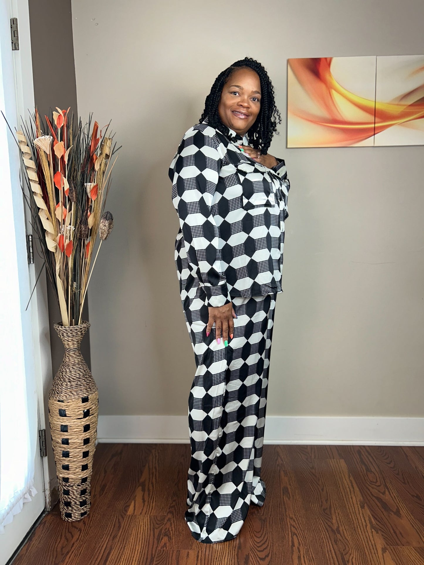 REAL BOSSY 2 PIECE PANT SET