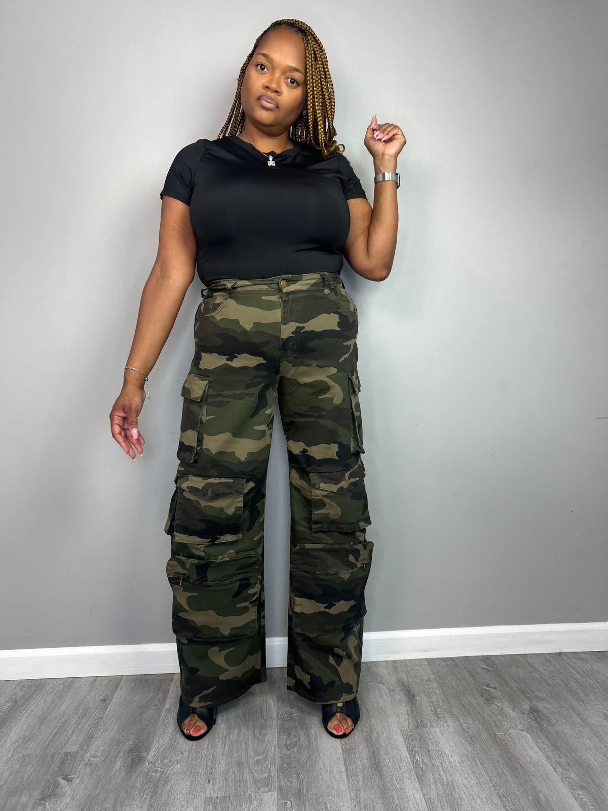 BASIC BABE BODY SUIT BLACK