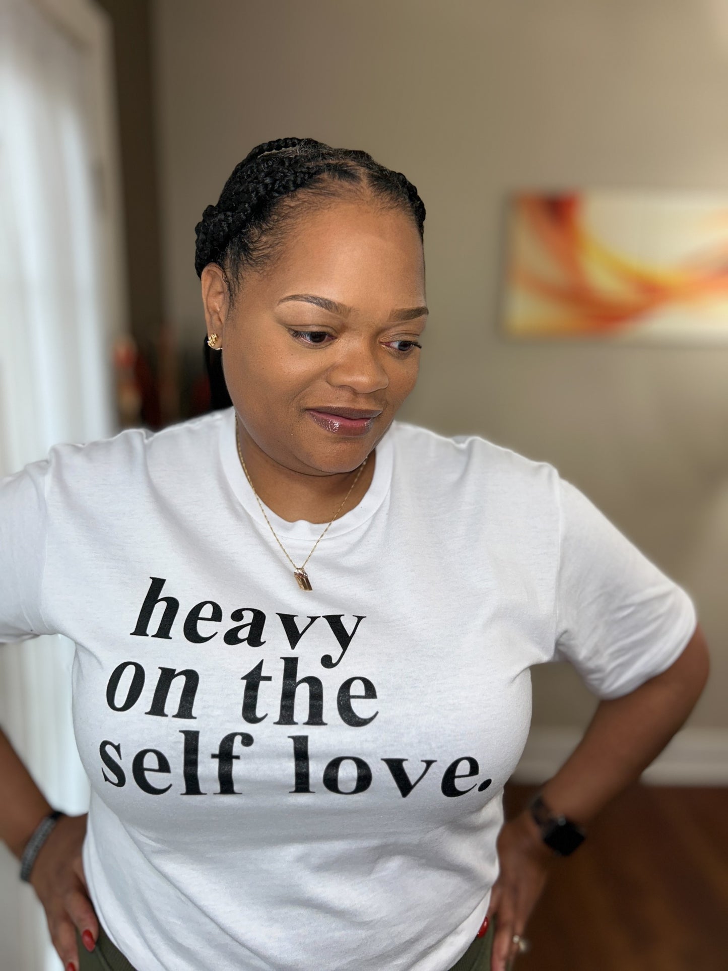 HEAVY SELF LOVE GRAPHIC TEE