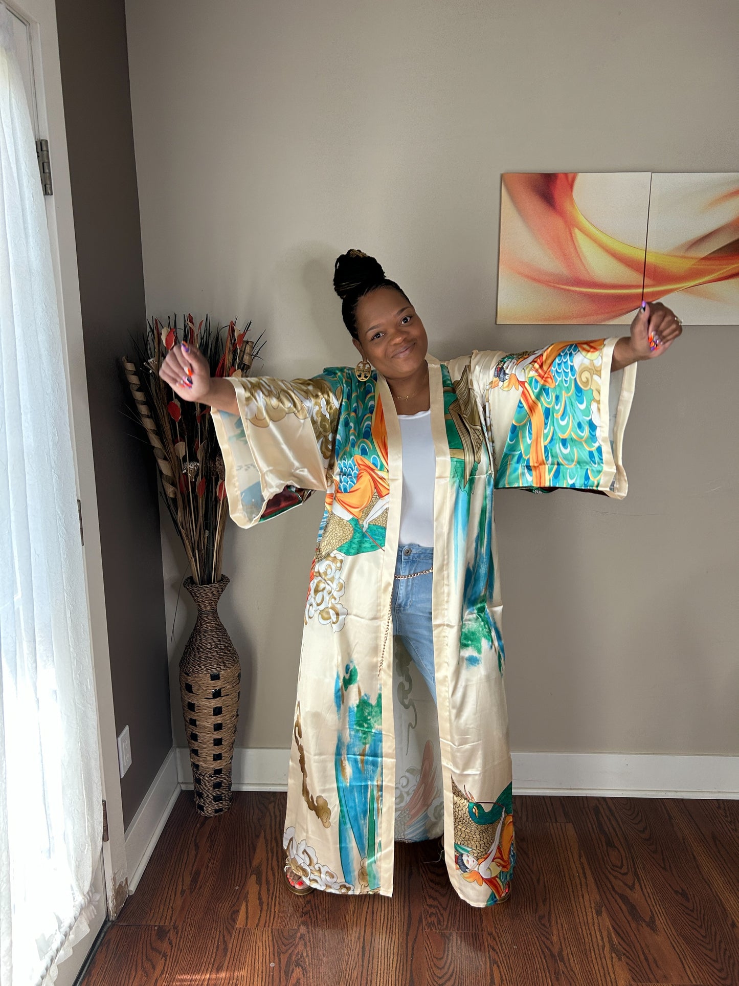 DRAPE ME KIMONO CREAM