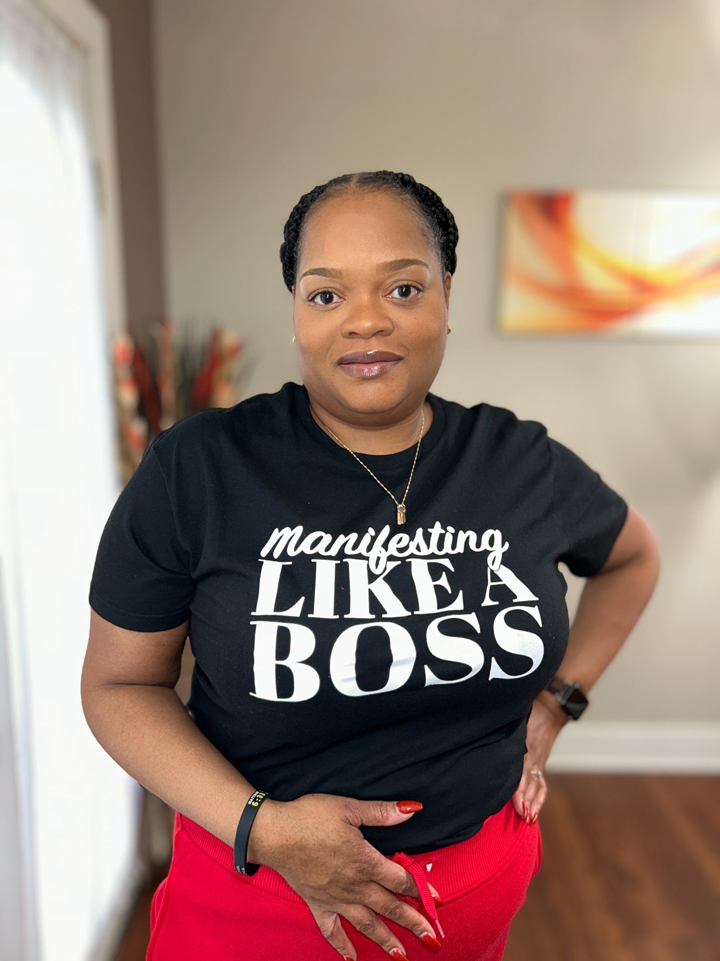 MANIFESTING LIKE A BOSS GRAPHIC TEE