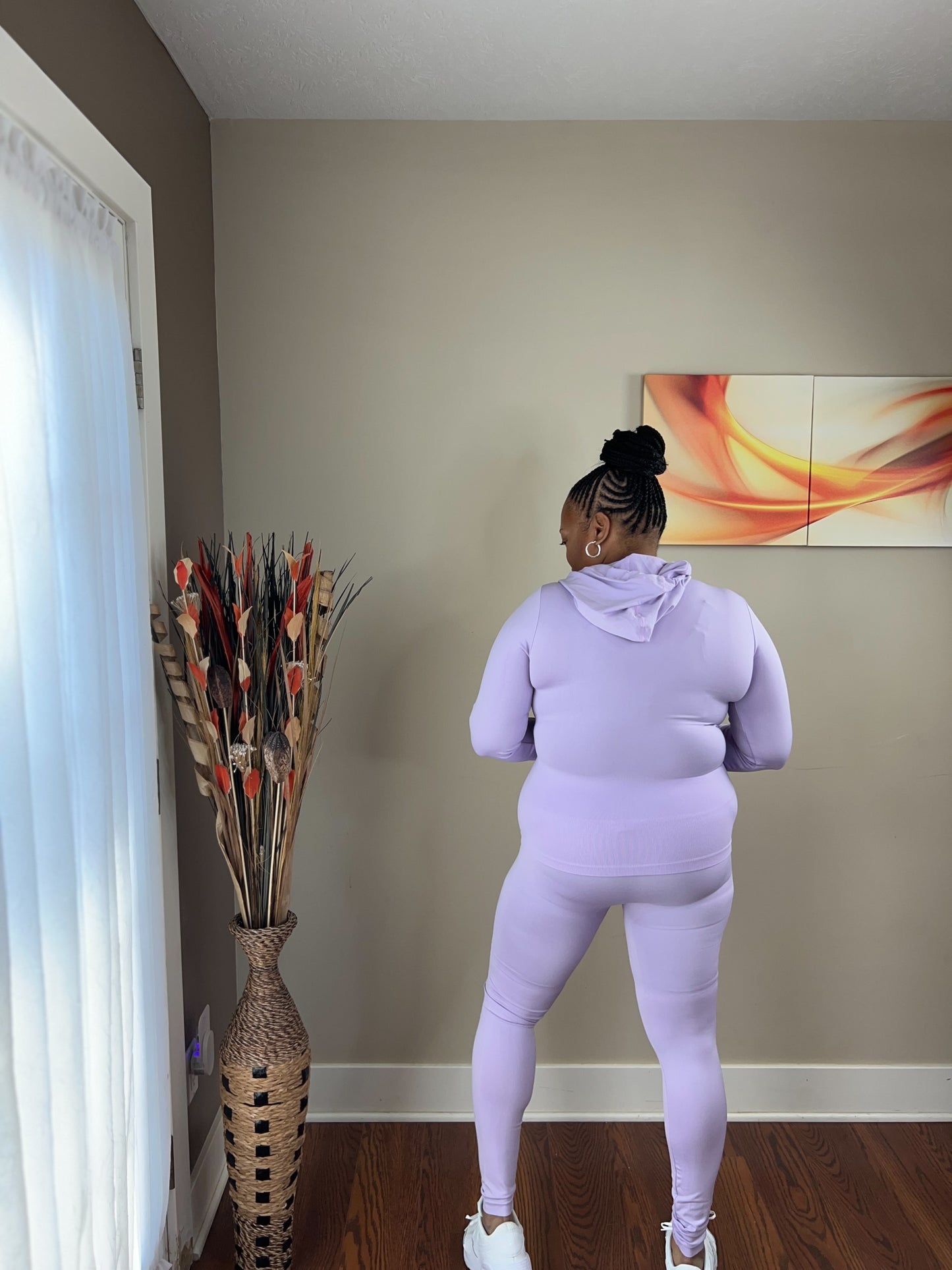 SWEET AND SIMPLE LEGGING SET LAVENDER