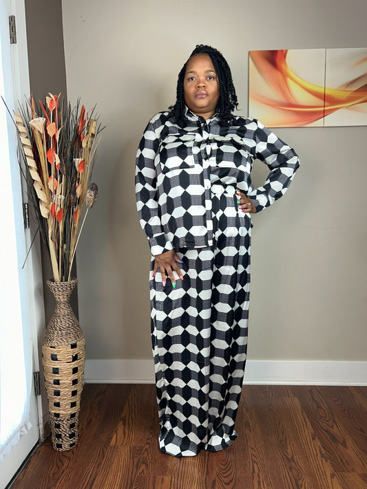 REAL BOSSY 2 PIECE PANT SET