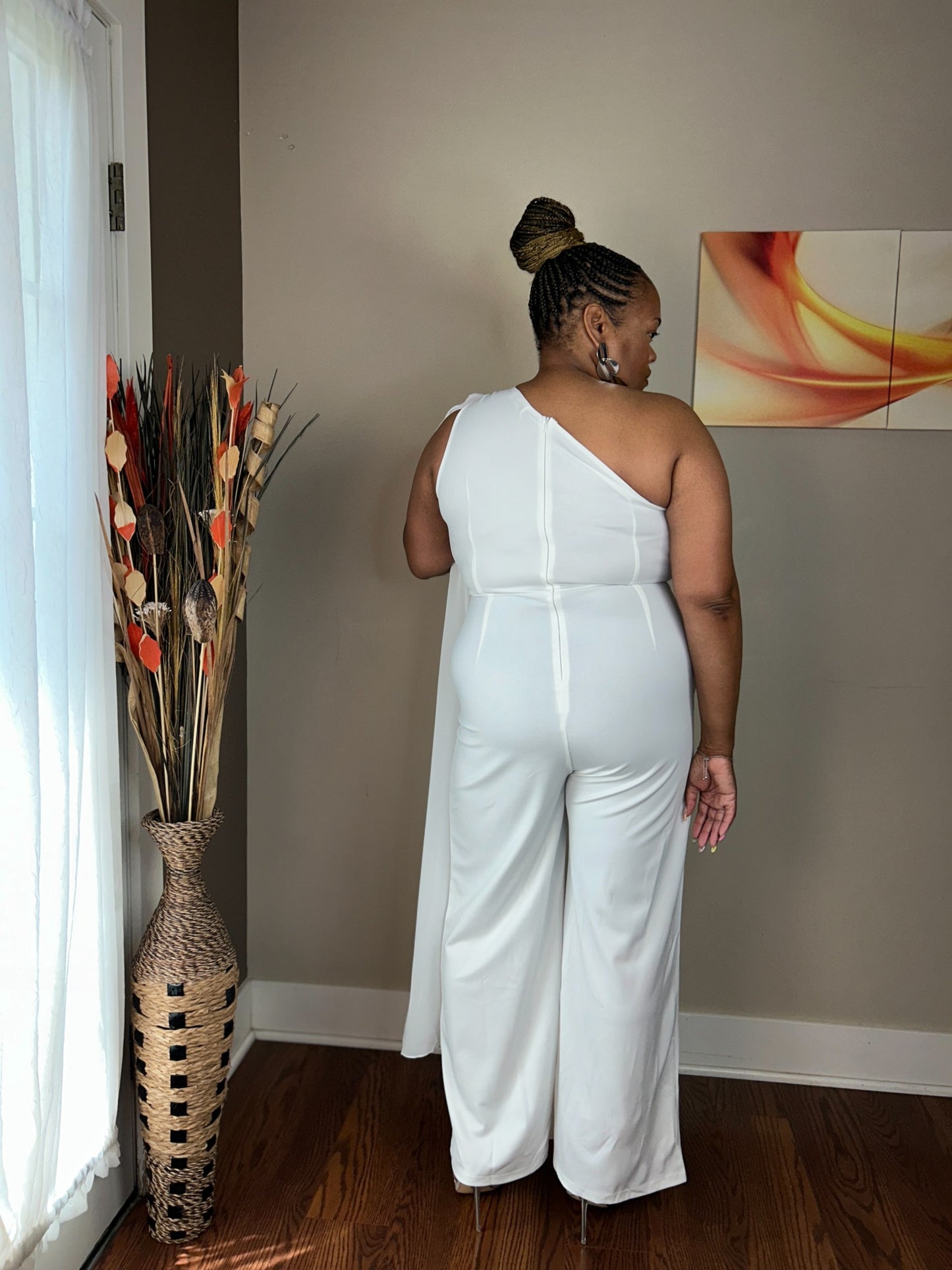 WHITE GODDESS JUMPSUIT