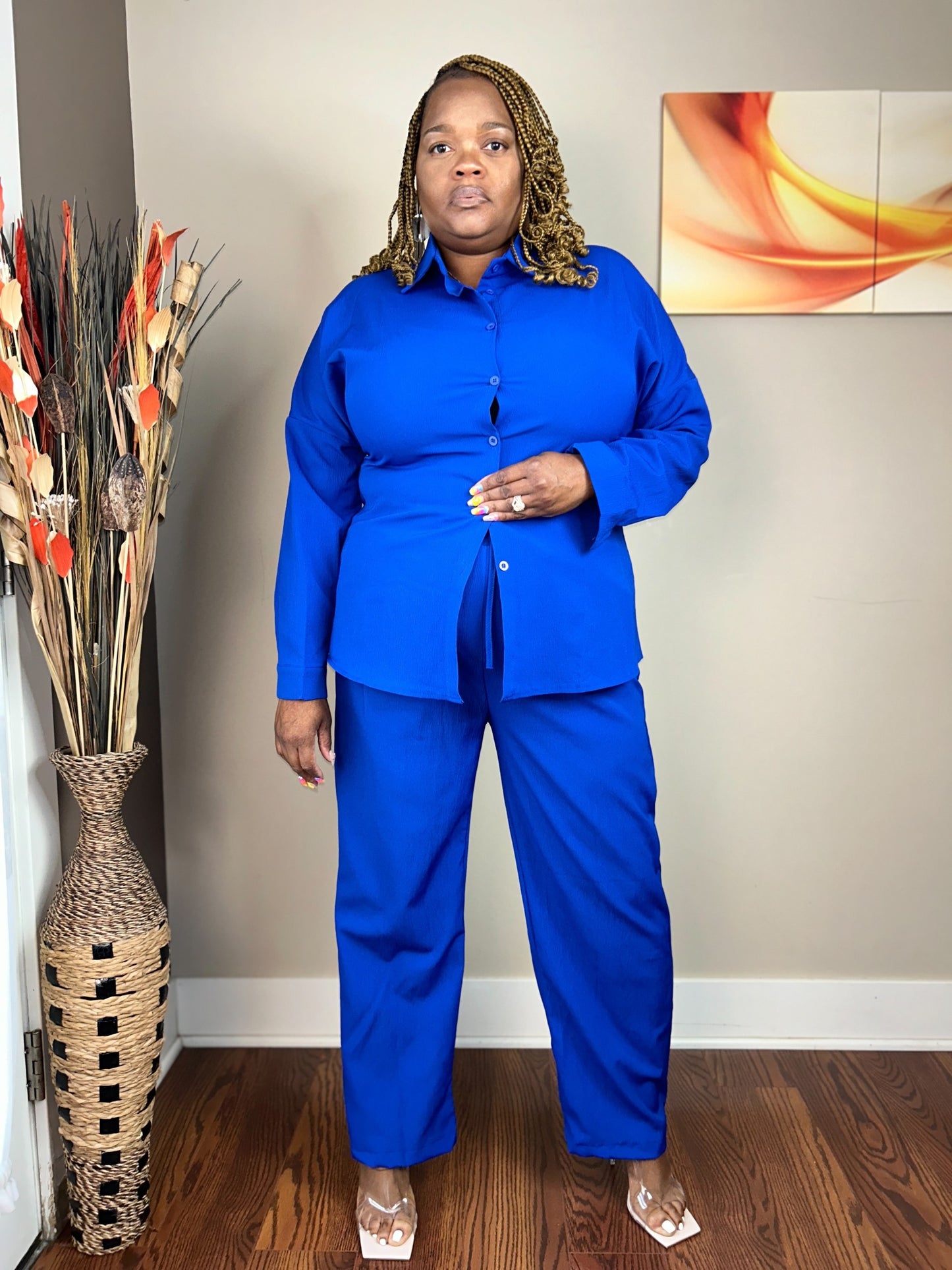 BOSS UP 2 PIECE ROYAL BLUE